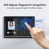 Attendance Machine Biometric Face Fingerprint Password Check In Machine Time