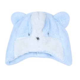 Chicco, Baby Hat, Comfortable and Fashionable, Made of Warm and Soft Fabric, Ideal for Autumn and Winter, Baby Clothing 0-24 Months, Baby Gift Ideas, Designed in Italy, Light Blue (1)