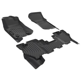EasyPeasy_AutoParts For 2024-2025 Toyota Land Cruiser Car Floor Mats Liners All-Weather Black Mat