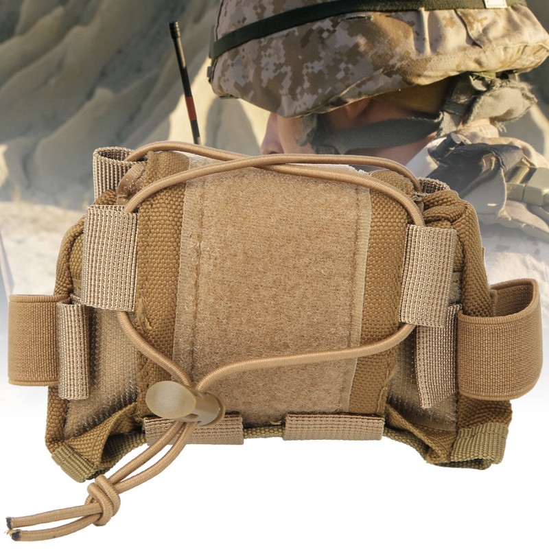 Helmet Counterweight Battery Storage Pouch Multi Functional Bag for Helmet