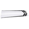 2pcs Car Side Door Sticker Waterproof Universal Sports Racing Style