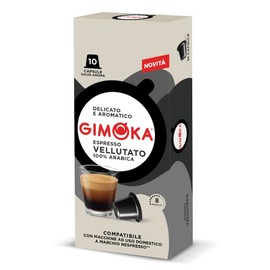 Gimoka - Nespresso Compatible Coffee Capsules - 100 Pods (Vellutato)