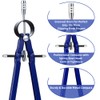 Drawing Compass, 1pc Professional Compass Maths Metal Drafting Compass with