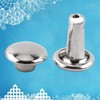Leather Rivets, 100 Set Double Cap Rivets for DIY Leather