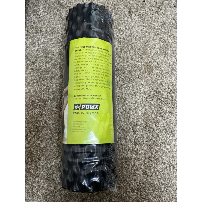 POWX Foam Roller NEW, Sealed POWX Teardrop Foam Roller ~