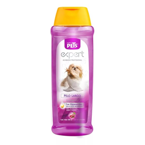 Fancy Pets Expert Shampoo Pelo Largo 500ml Filtoceramida Suave Y Desoso