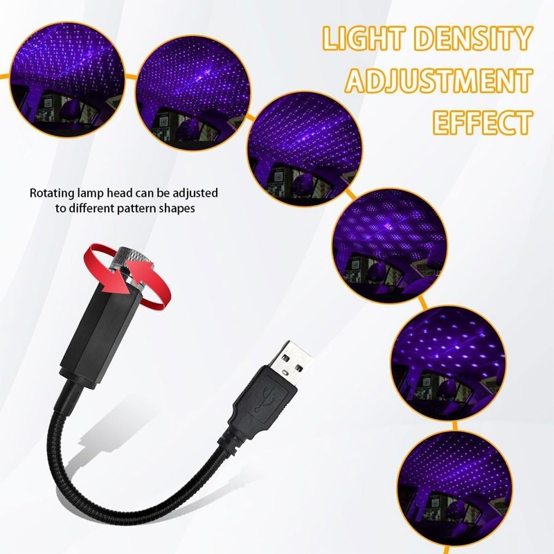 Car Ceiling Starlight, LED Car Ceiling Starlight, USB Mini Car