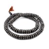 TheBeadChest Black Carved Eye Disk Bone Mala Beads (12mm)