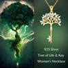 POPLYKE Tree of Life Necklace for Women 925 Sterling Sliver