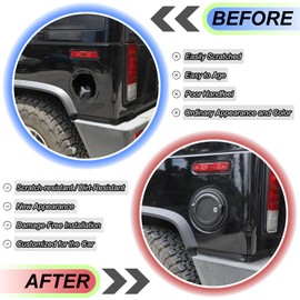 Locking Gas Tank Cap Cover for Hummer H2 2003-2009, Fuel Filler Door, Fuel Filler Tank Cover, Fuel Door Cover, Car Locking Gas Cap Cover
