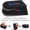 Dr.Foot Adjustable Orthopedic Heel Lift Inserts, Height Increase Insole for