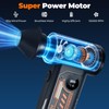 HANSILK Electric Compressed Air Duster, 150000RPM 4-Speed Adjustable