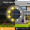 ELUTENG Solar Lights for Outside, 8 Pack Solar Ground Lights