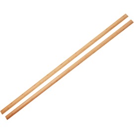 AMERIQUE 12' Linear Pre-Finished Solid Carbonized Bamboo Reducer Molding, 72" L x 2" W x 0.75" H Per Piece, Pk of 2 Pieces