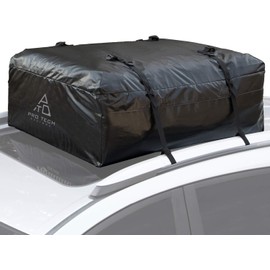 Sprint - 10 Cubic Feet Weatherproof Rooftop Cargo Carrier for Top of Vehicle, Attaches with or Without Roof Rack