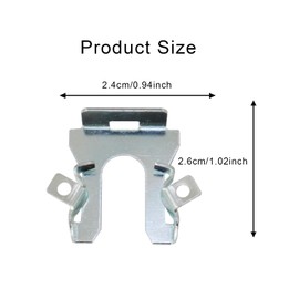 Headlamp Housing Ajusting Pivot Retaining Steel Clips Compatible with Ford F250 F350 F450 Bronco Lincoln Mercury F2AB13N020AA MMO05268 E9DZ13N129A E9DB13N020AA 12Pack