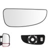 Senzeal Passenger Right Side Heated Lower Mirror Glass Replacement for
