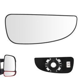 Senzeal Passenger Right Side Heated Lower Mirror Glass Replacement for Ram Promaster 1500 2500 3500 2014 2015 2016 2017 2018 2019 2020 2021 Replace 68413479AA (Right Side)