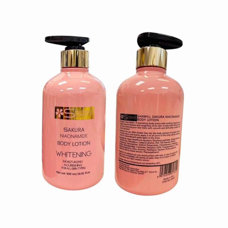 Shawill Sakura Niacinamide Body Lotion – 500ml