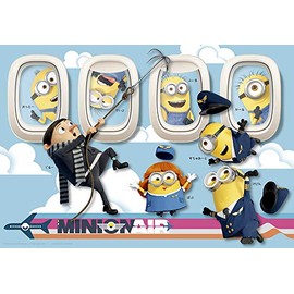 60 Piece Puzzle for Kids Minions Sorano Tabi wa Sawagi [Puzzle Play]