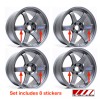 Volk Racing SHIPS FREE Real OG VOLK RAYS TE37 stickers