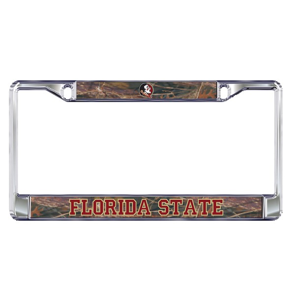 Craftique Florida State Seminoles Plate Frame (Domed CAMO FSU Plate