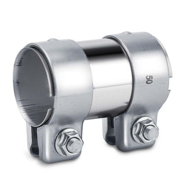 Fit4drive Exhaust Clamp Stainless Steel - Universal Exhaust Clamp Pipe