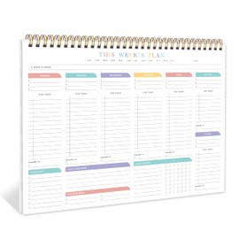 Weekly To Do List Notepad with Habit Tracker, 8.5" x 11"