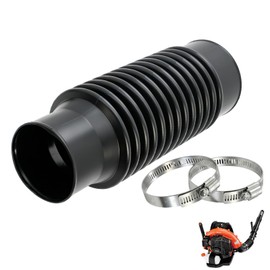 E164000080 Flexible Blower Tube Hose Replacement for Echo PB-580 PB-580T PB-580H & Shindaiwa EB600RT Backpack Leaf Blower, Rubber Bellows Tube with 2 Clamps