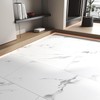 FunStick 30x60cm Carrara Marble Peel and Stick Floor Tile White