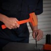 NEIKO Neiko 02847A 2 LB Dead Blow Hammer, Neon Orange