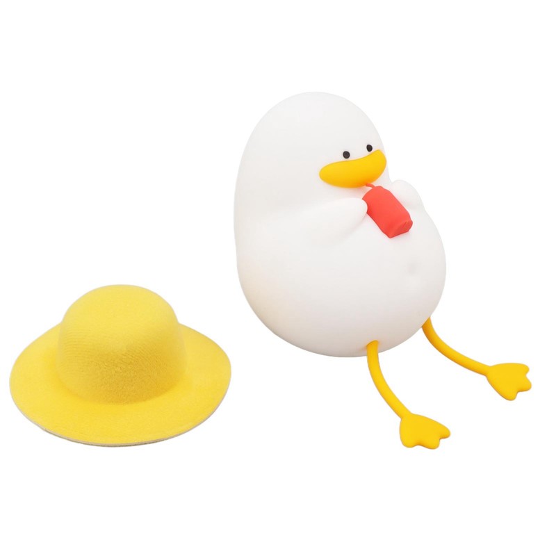 Cute Duck Night Light Warm Light RGB USB Charging Silicone