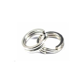 Fladen Heavy Duty Snap Rings, Pack of 10, Split Ring, Split Rings, 6 mm - 14 mm, 22 kg - 95 kg (11 mm - 55 kg)