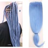 Pre sectioned Braiding Hair for Braids Blue Yaki Ez Braid