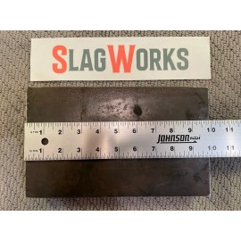 SlagWorks 1x6x10 inch steel plate 6”x10” A36 Hot Roll Flat 1" Thick
