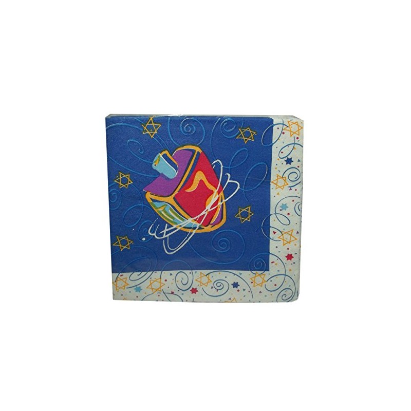 Festive Hanukkah Beverage Napkins, 16ct