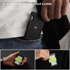 MIFANYO Wallets for Men, Minimalist Card Holder with Cash Strap,