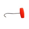Grekywin Meat Hooks with Orange Hook Handle, Stainless Steel Butchering