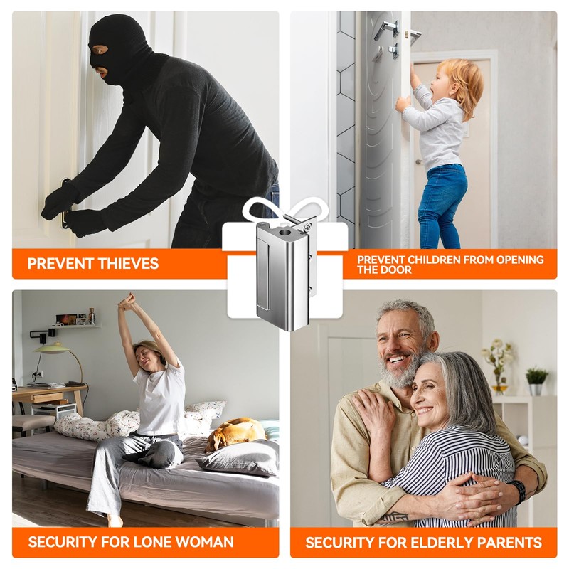 Tonitrui Ultra Security Door Lock, Door Reinforcement Lock for High
