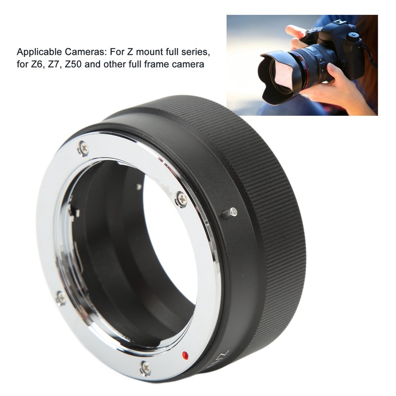 Camera Lens Adapter for MD to for Z Bayonet Aluminium
