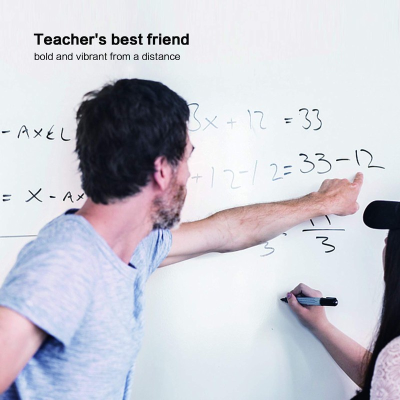 Volcanics Fine Tip Whiteboard Marker Pen, Wipe-Clean Whiteboard Pens, Glass