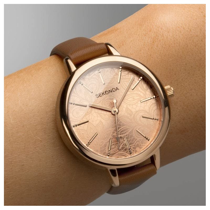 Sekonda Ladies Brown Watch 40308
