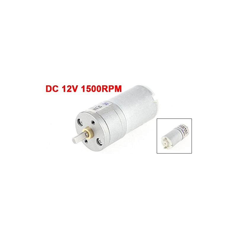 uxcell Speed Reduce Gear Box Electric Motor, 25 mm, DC