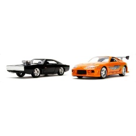 Jada 1:32 Pack Dom's Dodge Charger Brian's Toyota Supra F&f