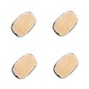 Ipetboom 4pcs Shoe Polishing Mitt Soft Imitation Buffing Brush for