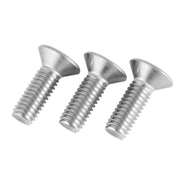 3/8-16 x 1-1/4''(10 Pack) Flat Head Hex Socket Cap Screws Countersunk Bolts, Allen Socket Drive, 304 Stainless Steel 18-8, Fully Machine Thread, Bright Finish (with hex Spanner)