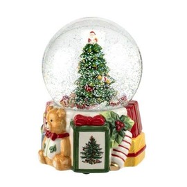 Spode-Christmas Tree 250th Anniversary 6.5 Inch Snow Globe (Deck The Halls)