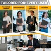 Leathario Portfolio Binder, Padfolio Organizer, 3 Ring Binder with Zipper