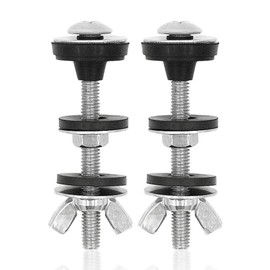 Toilet Cistern Bolts, Stainless Steel Toilet Tank Fixing Kit, Toilet Tank Screws, Universal Toilet Cistern Fixing Bolts for Toilet Close Coupled Toilet Kit(size:M6*65mm)