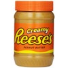 REESE'S Creamy Peanut Butter, Kosher Peanut Spread, 18 Ounce (Pack